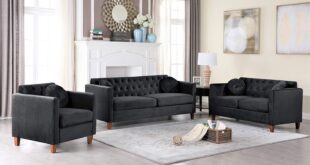 Discovering Comfort And Style With The Persaud Velvet Couch Set