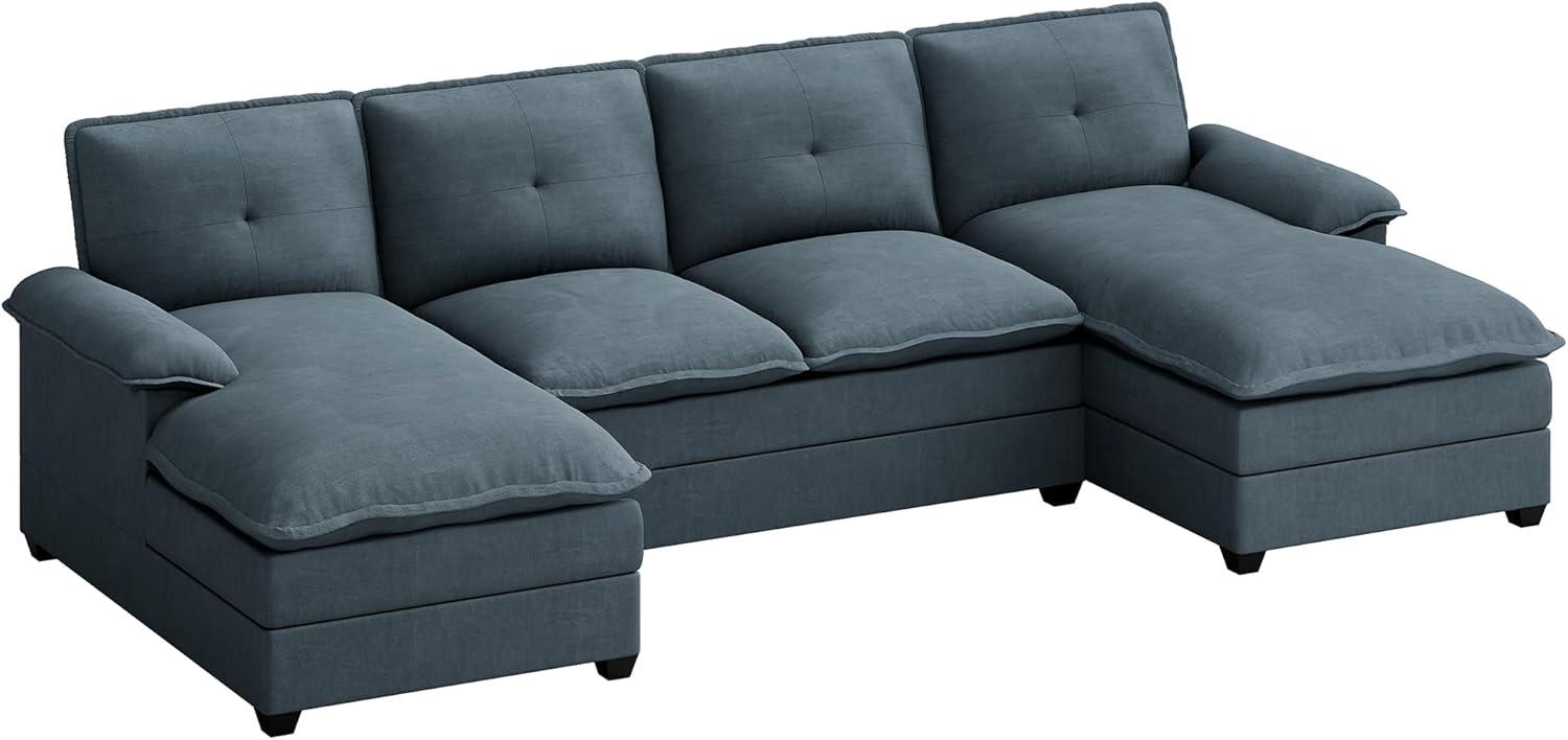Discovering Comfort Jamfly Dark Grey Oversized Sectional Sofa