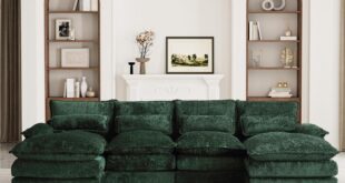 Discovering Comfort The Emerald Green U Shape Cloud Couch Review