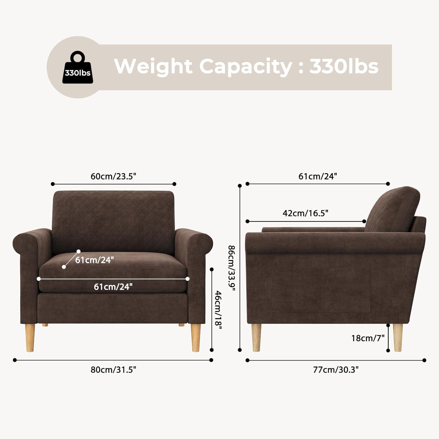 Discovering Comfort: Vesgantti 65'' Sofa & Accent Chair Review