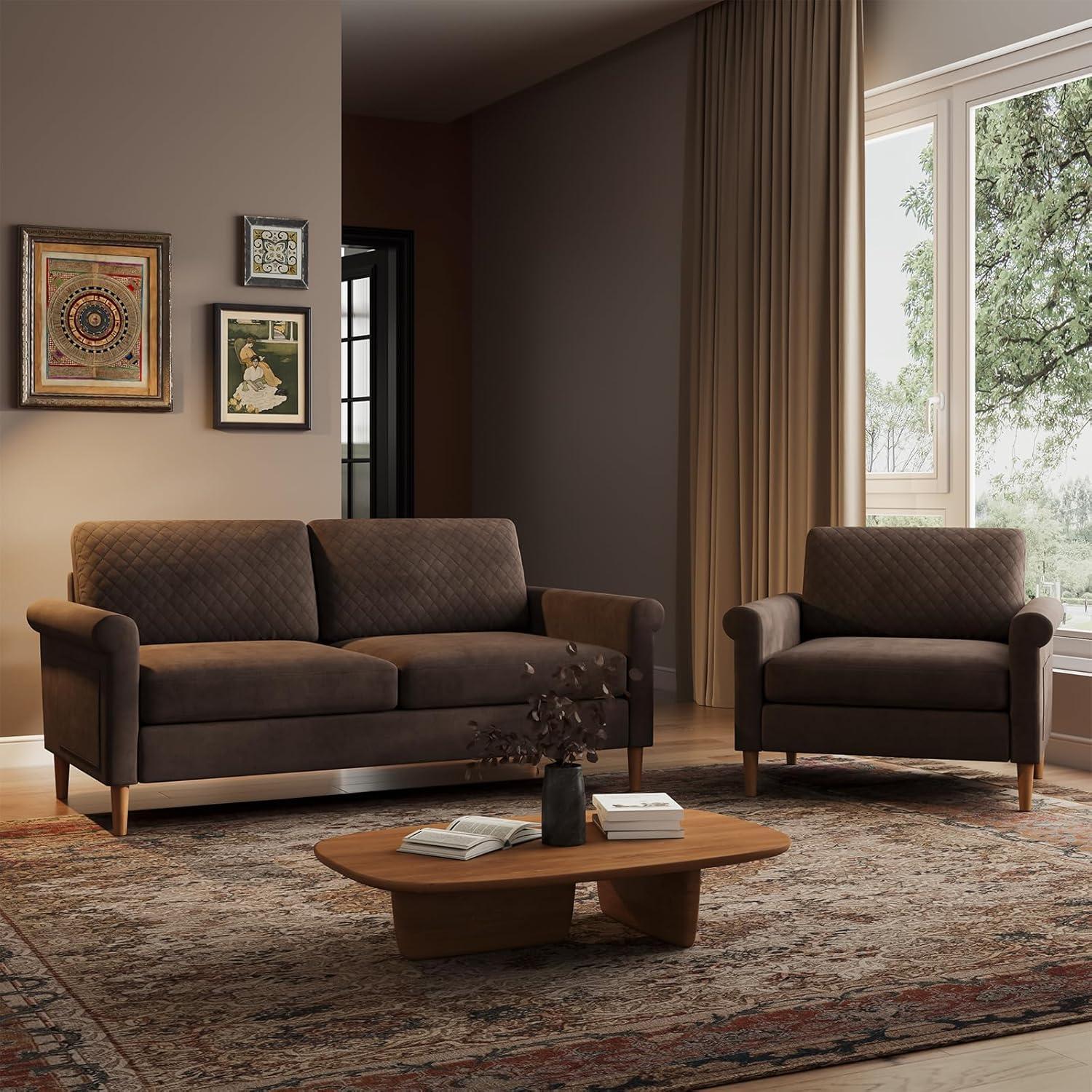 Discovering Comfort: Vesgantti 65'' Sofa & Accent Chair Review