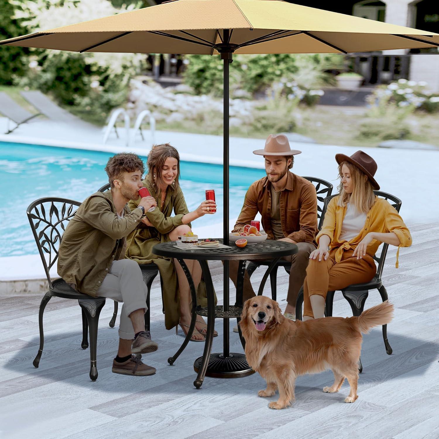 Discovering durability and Style in DWVO's 5-Piece Patio Set