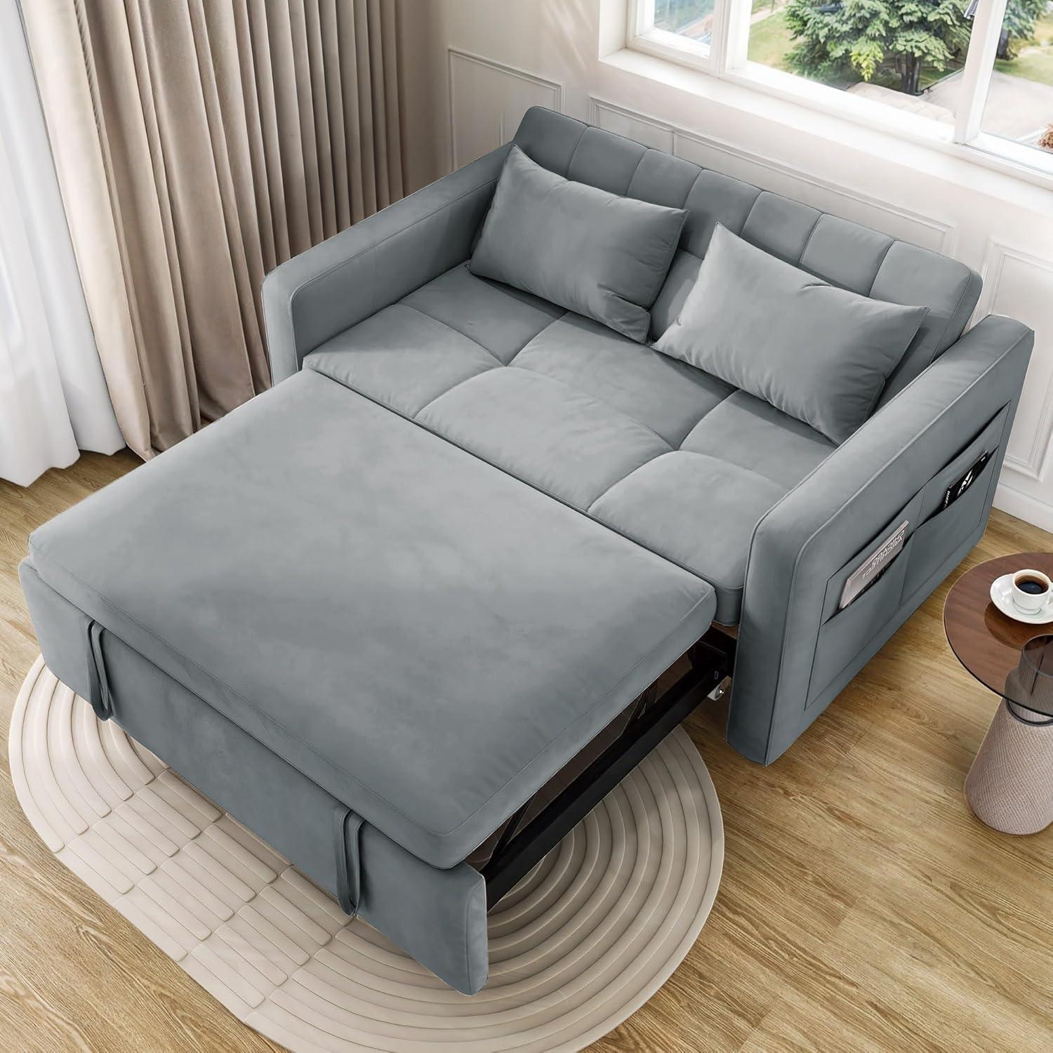 Dwvo 55 Futon Couch Versatile Style Meets Mixed Comfort Reviews
