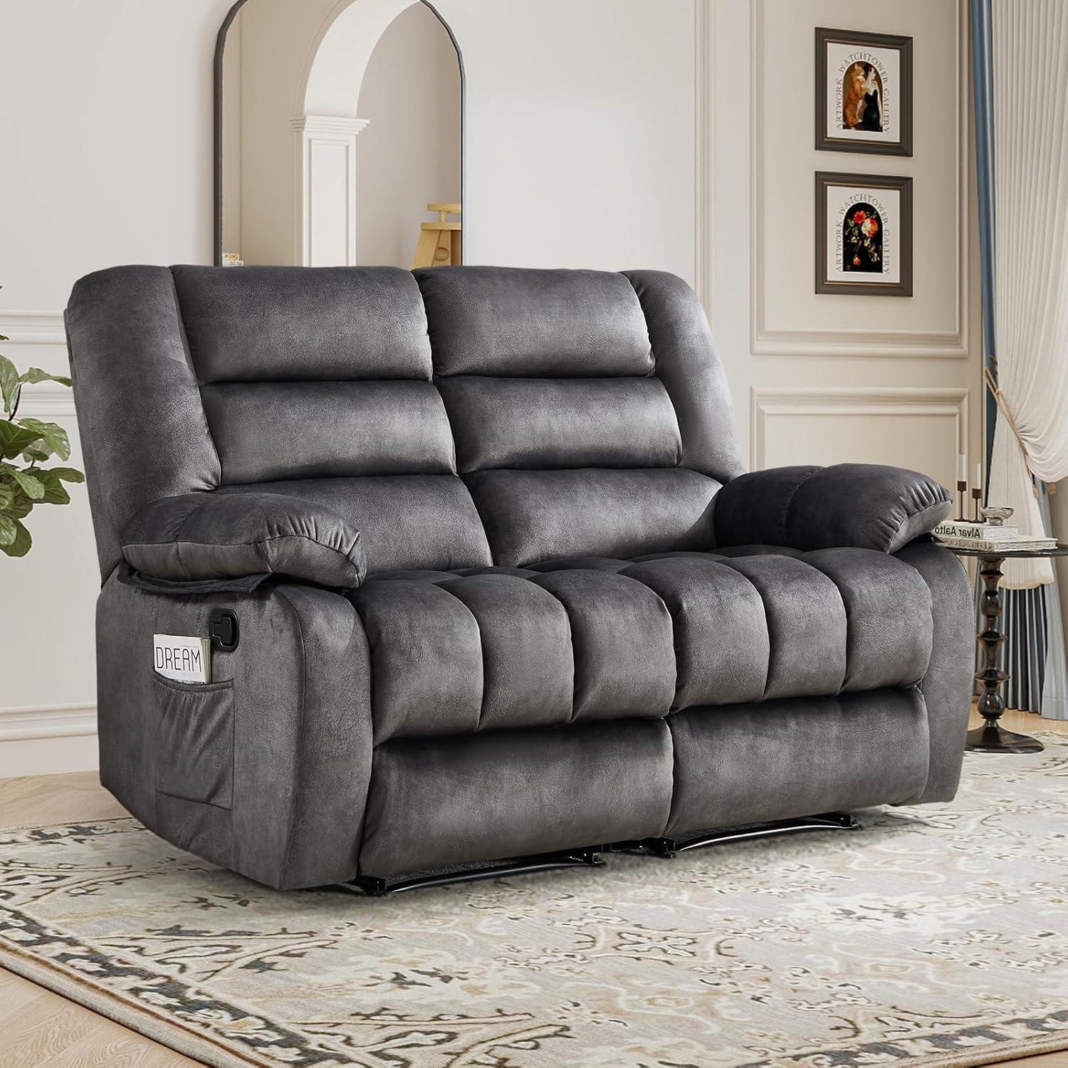 Ebello Reclining Loveseat How It Fits Your Space