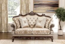 Elevate Living Spaces With The Lexicon Traditional 2 Seater Sofa