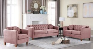 Elevate Living Spaces With The Persaud 3 Piece Velvet Set