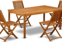 Elevate Outdoor Dining With East West Stylish Acacia Set