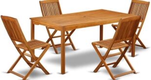Elevate Outdoor Dining With East West Stylish Acacia Set