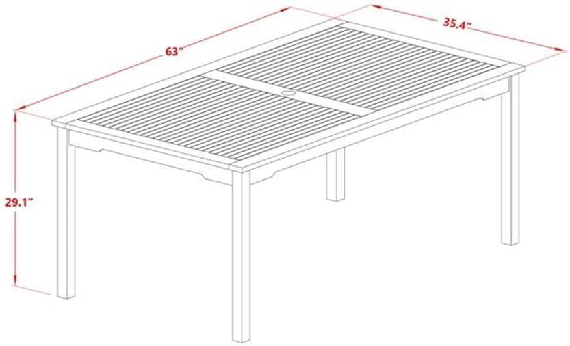 Elevate Outdoor Dining with East West's Stylish Acacia Set
