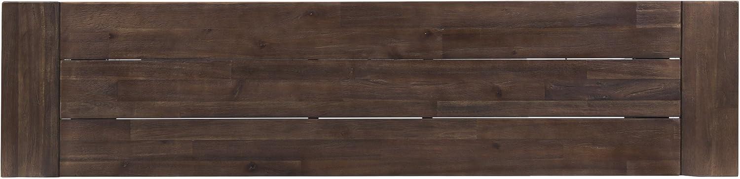 Elevate Outdoor Dining with Modern Industrial Wood & Metal Charm