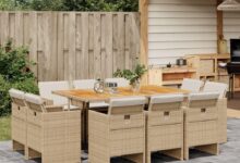 Elevate Outdoor Dining With This Cozy Durable Patio Set