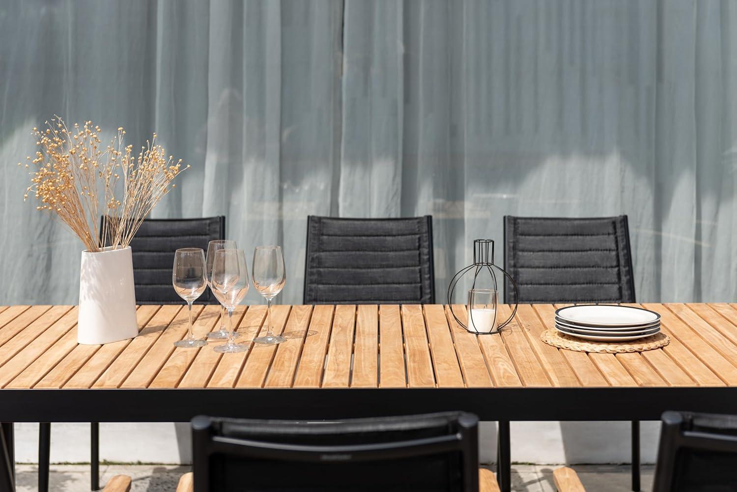 Elevate Outdoor Dining with Whitehaven's Sleek Teak Set