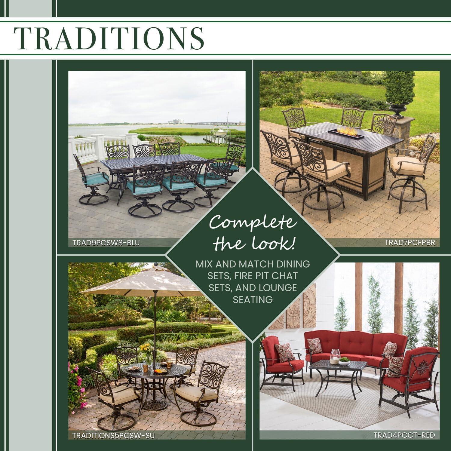 Elevate outdoor Gatherings with hanover's Stylish 7-Piece Set