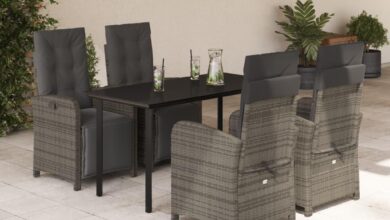 Elevate Outdoor Living With A Stylish 5 Piece Patio Set