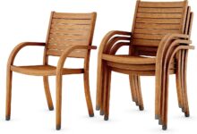 Elevate Outdoor Living With Amazonia Arizona Eucalyptus Chairs