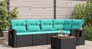Elevate Outdoor Living With This Sleek 6 Piece Sofa Set