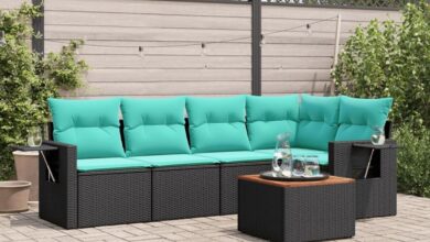 Elevate Outdoor Living With This Sleek 6 Piece Sofa Set