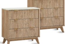 Elevate Spaces With The T4tream Fluted Nightstand Set