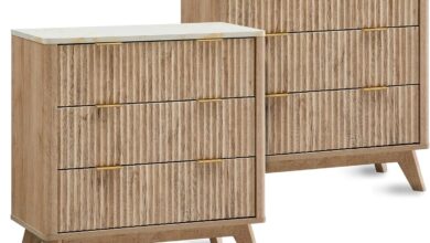 Elevate Spaces With The T4tream Fluted Nightstand Set