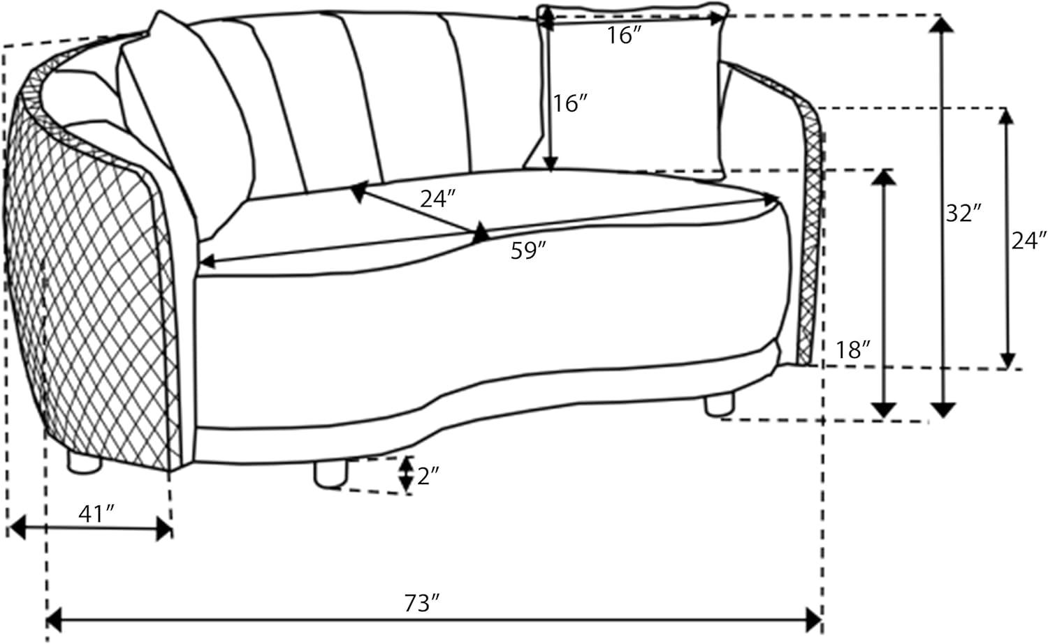Elevating Living Spaces with Velvet: Brookside Sofa & loveseat Set