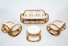 Embracing Calm And Style With A Mid Century Bamboo Set