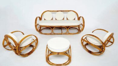 Embracing Calm And Style With A Mid Century Bamboo Set