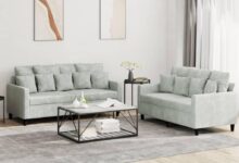 Embracing Style And Comfort With Light Gray Velvet Sofas