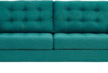 Empress Loveseat In Teal Mid Century Style Meets Cozy Comfort