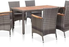 Enjoying Al Fresco Meals With A Stylish 7 Piece Patio Set