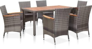 Enjoying Al Fresco Meals With A Stylish 7 Piece Patio Set