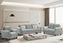 Evedy 3 Piece Sofa Set Comfortable Style Meets Durable Design