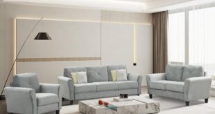 Evedy 3 Piece Sofa Set Comfortable Style Meets Durable Design