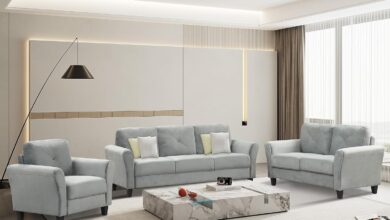 Evedy 3 Piece Sofa Set Comfortable Style Meets Durable Design