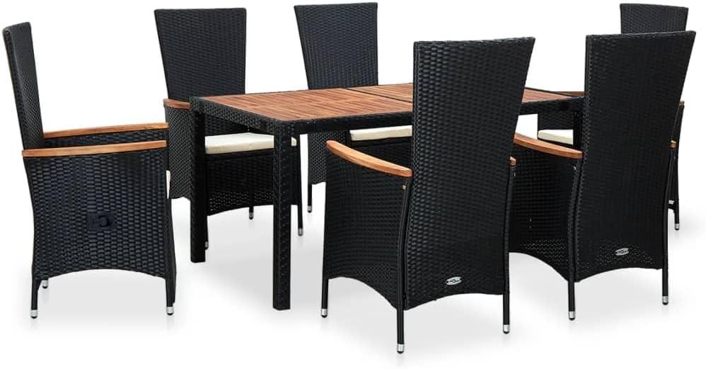 Experience Outdoor Dining with vidaXL's Stylish 7-Piece Set
