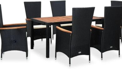 Experience Outdoor Dining With Vidaxl Stylish 7 Piece Set