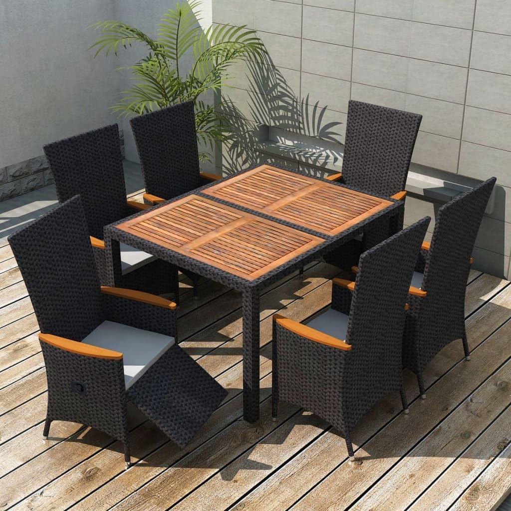 experience outdoor Dining with vidaXL's Stylish 7-Piece Set