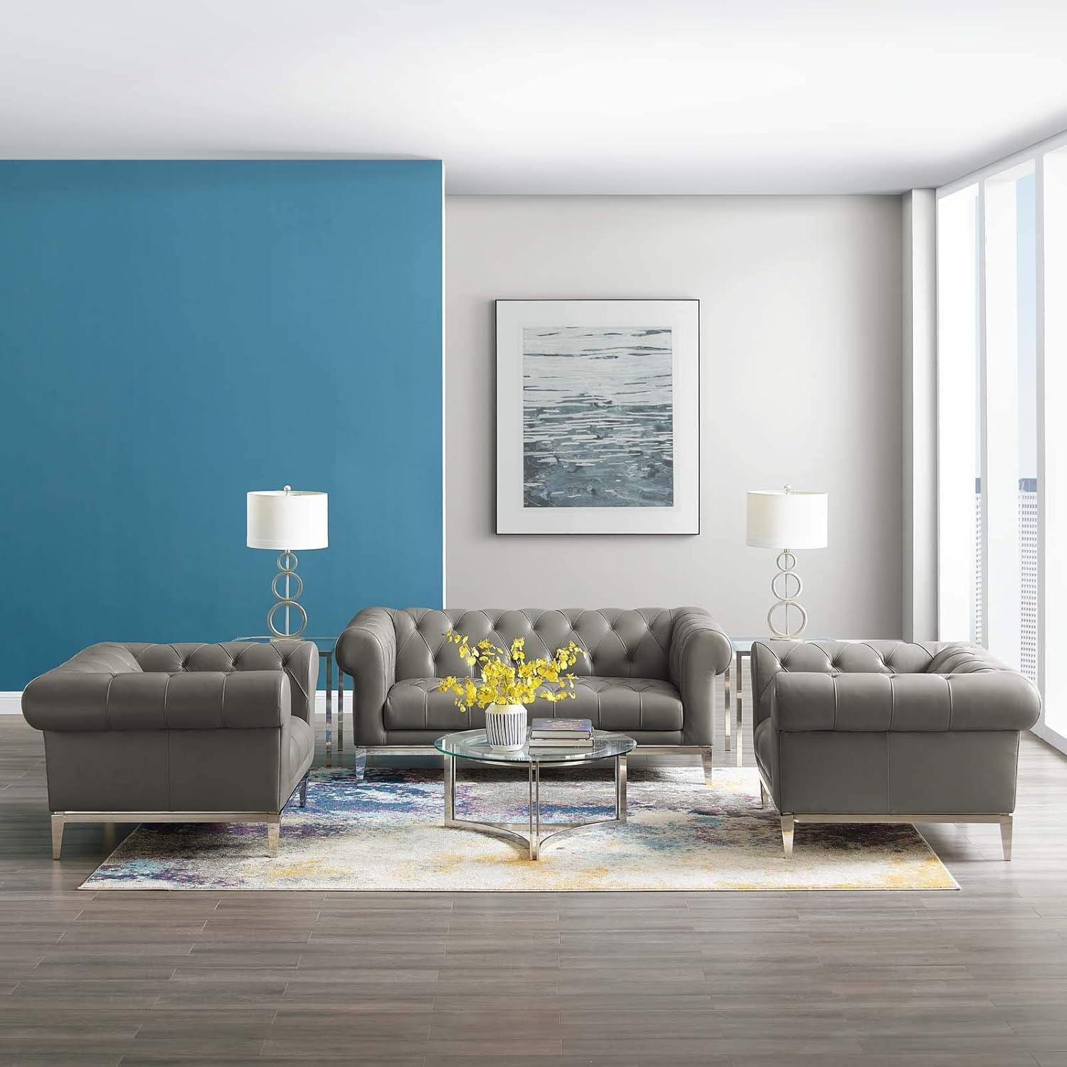 Experiencing Comfort And Style With Modway Idyll Gray Set