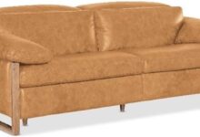 Experiencing Comfort Hooker Jericho Power Sofa In Brown Leather