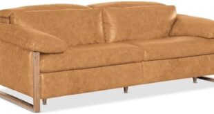 Experiencing Comfort Hooker Jericho Power Sofa In Brown Leather