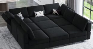 Exploring Comfort And Flexibility With Belffin Velvet Modular Sofa