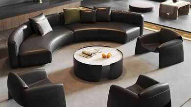 Exploring Comfort And Style The Oversized Black Leather Sectional