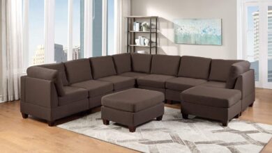 Exploring Comfort And Style With A 9 Piece Modular Sectional
