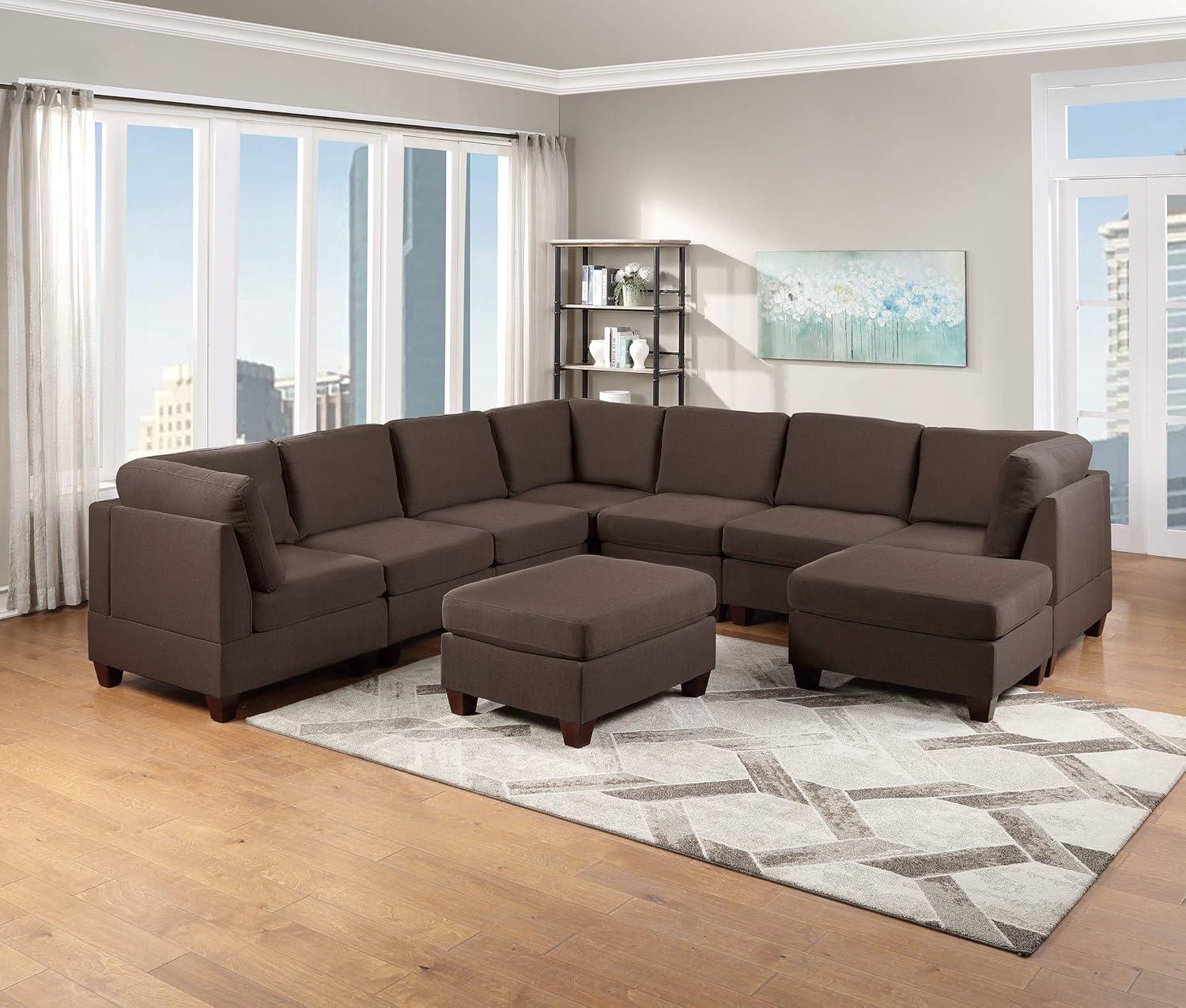 Exploring Comfort And Style With A 9 Piece Modular Sectional