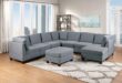 Exploring Comfort And Style With A 9pc Grey Modular Sectional