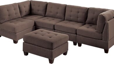 Exploring Comfort And Style With A Modular 6pc Sectional Set