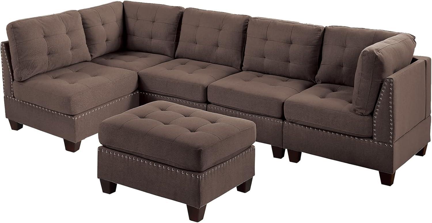 Exploring Comfort And Style With A Modular 6pc Sectional Set