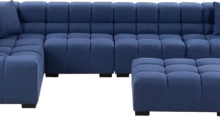 Exploring Comfort And Style With A Modular Blue Sectional Sofa