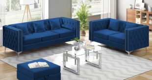 Exploring Comfort And Style With A Velvet 3 Piece Sofa Set