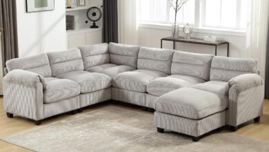 Exploring Comfort And Style With Canmov Modular Corduroy Sofa