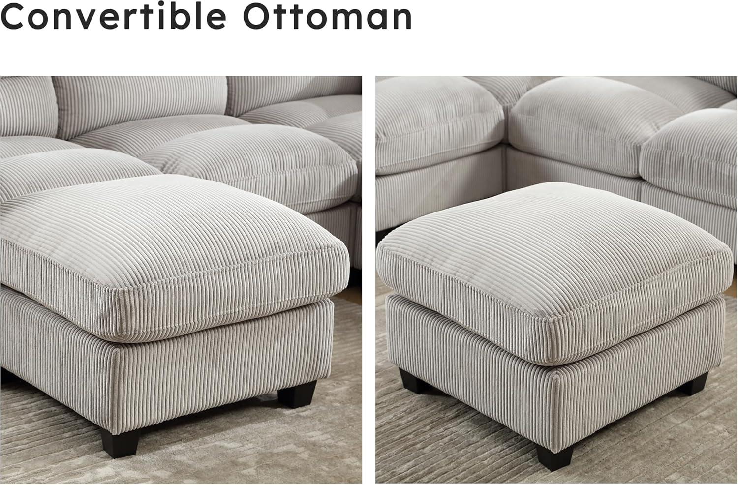 Exploring Comfort and Style with CANMOV's modular Corduroy Sofa